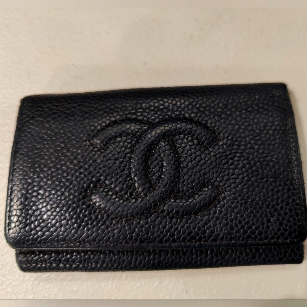 Chanel Caviar Leather Key Case